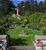 The walled garden at Newbold House